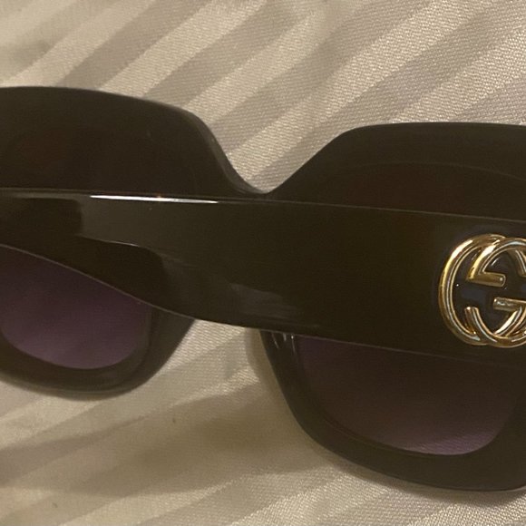 Authentic Oversized Gucci GG0083 Black Sunglasses main image 6